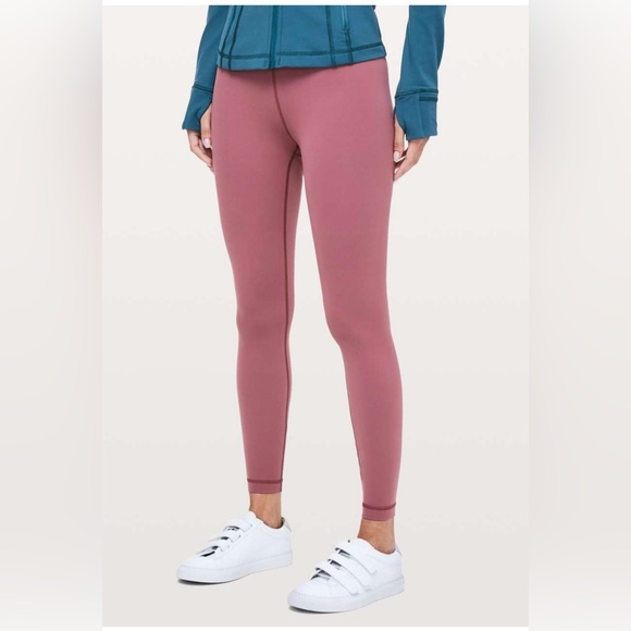 Lululemon Wunder Under Hi-Rise 7/8 Tight Full-On Luxtreme 25" in Misty Merlot - Picture 1 of 9